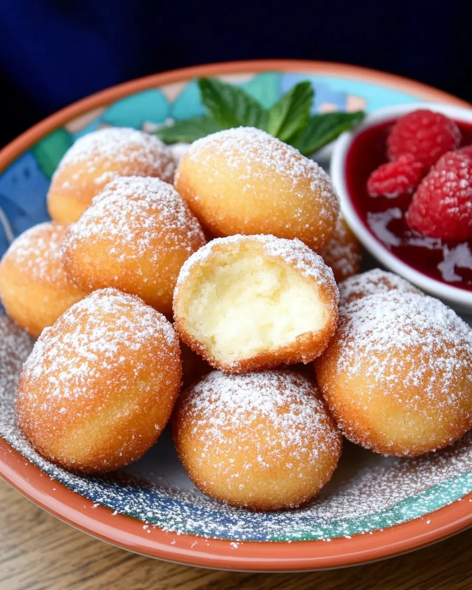Beignets de Carnaval au fromage blanc
