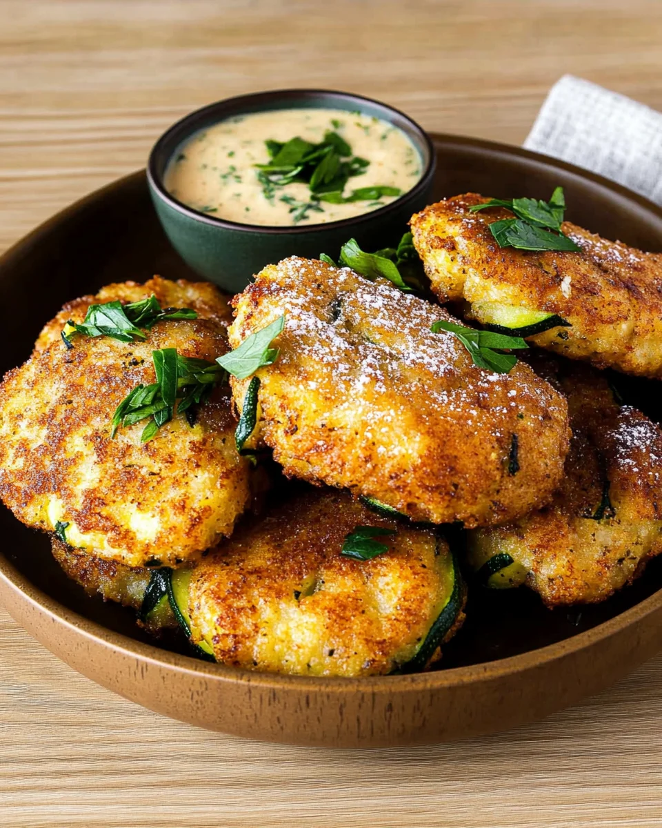 Beignets de Poulet et Courgettes : Une Recette Savoureuse et Pauvre en Glucides