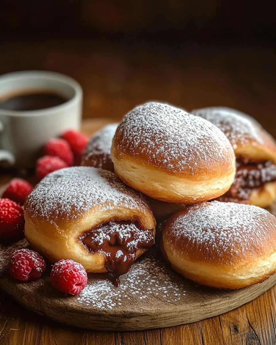 Beignets Fourrés au Nutella