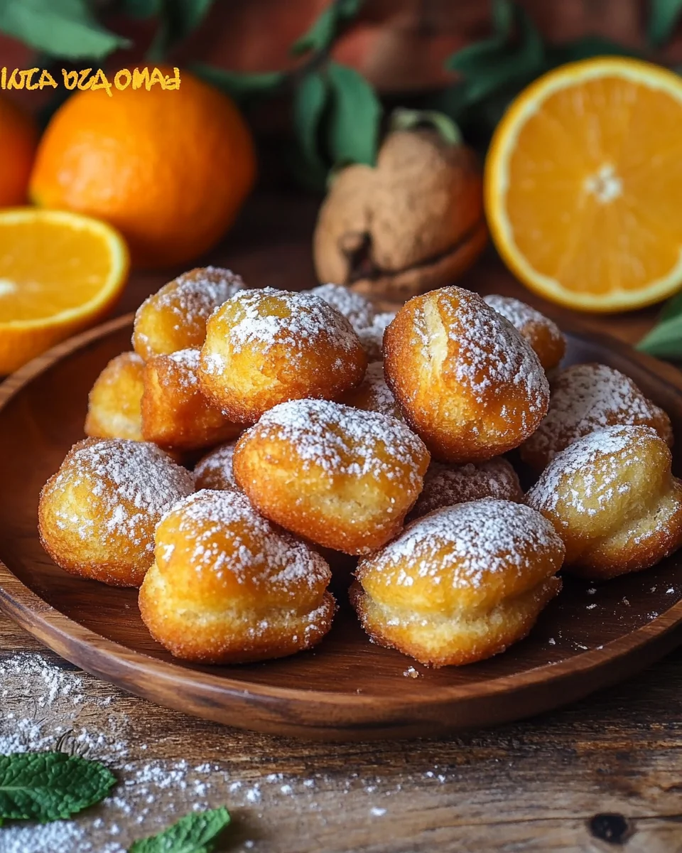 Beignets rapides à l’orange