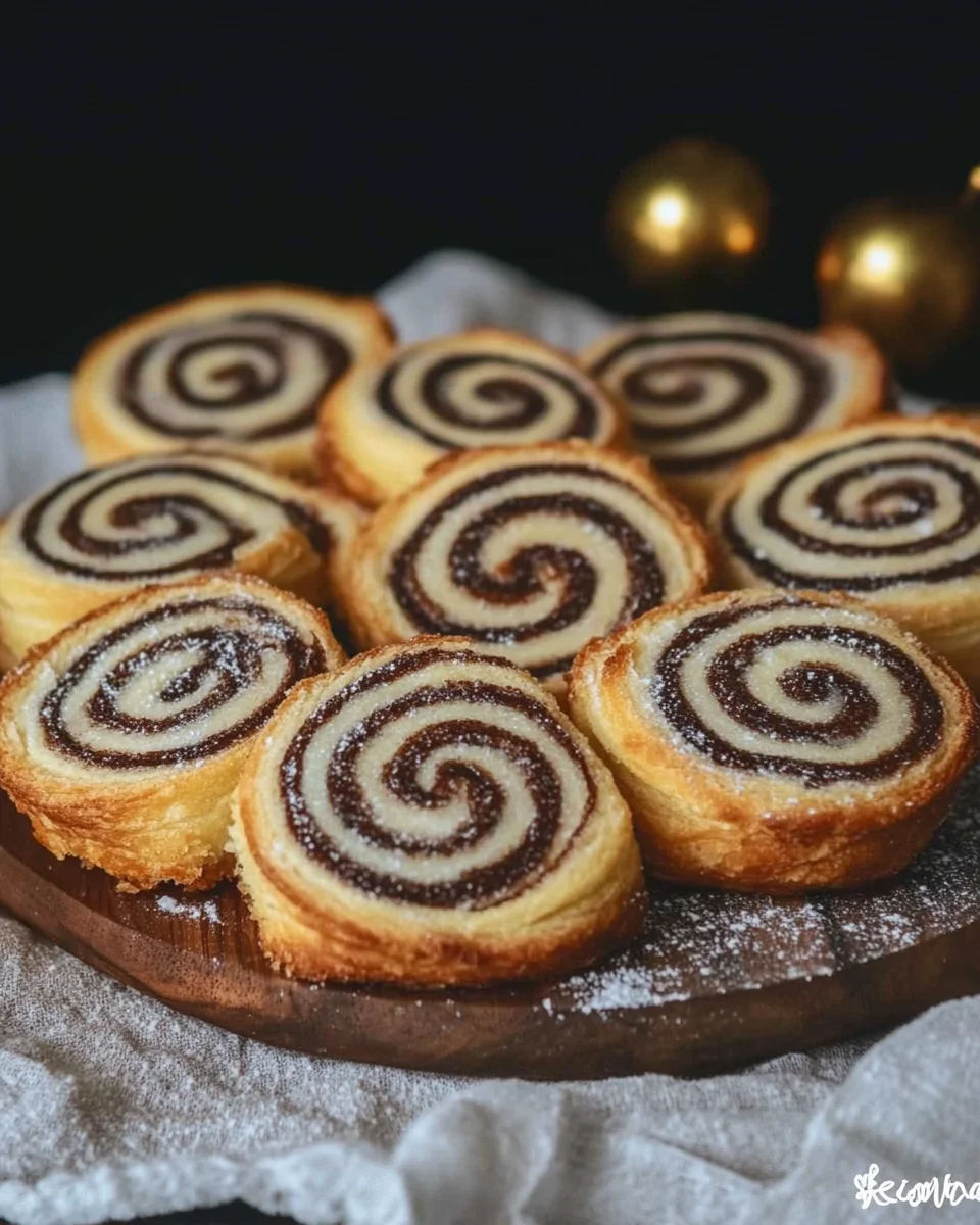 Biscuits marbrés en spirale image 2