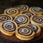 Biscuits marbrés en spirale