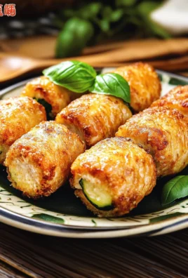Bombettes de Courgettes au Poulet Croustillantes