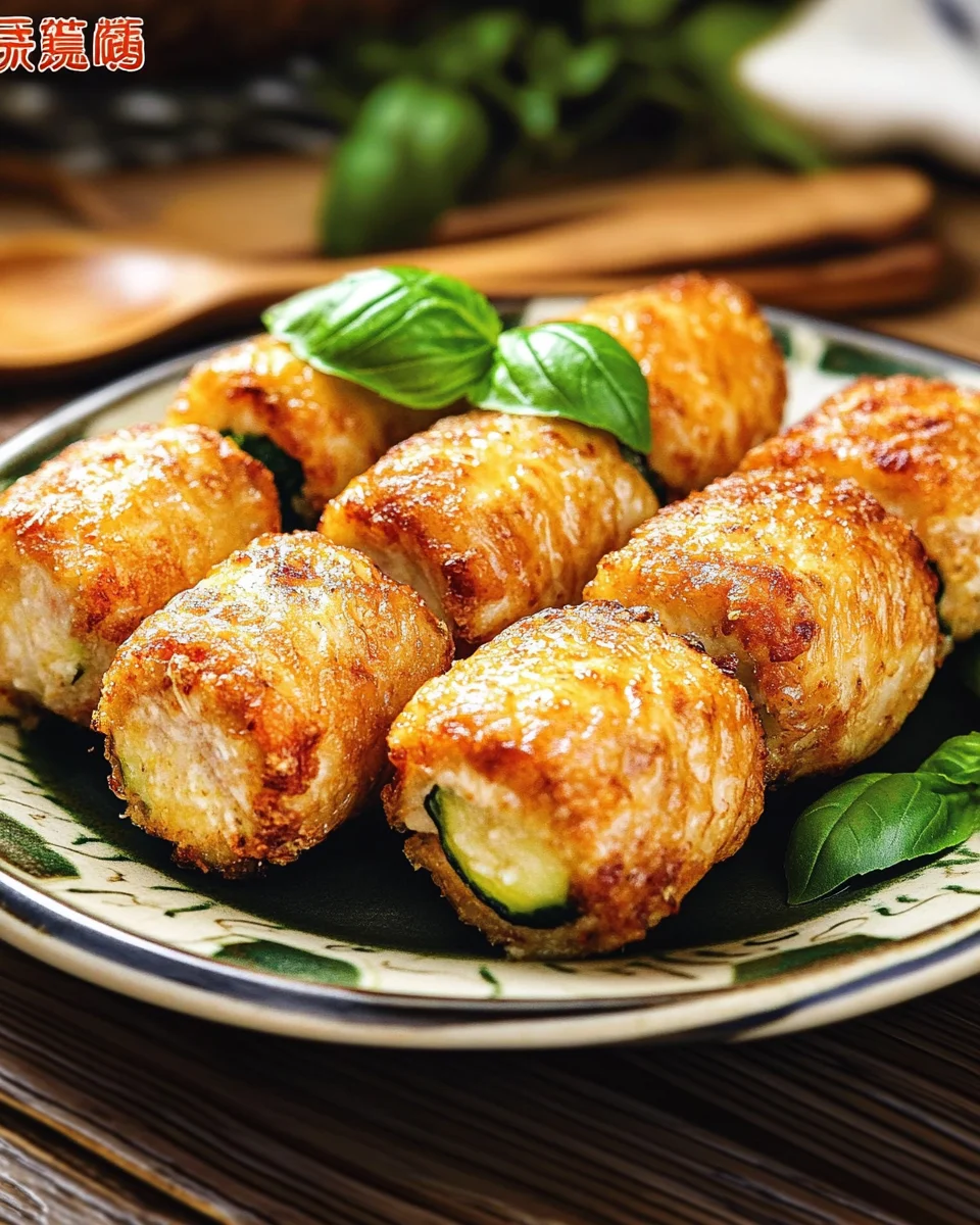 Bombettes de Courgettes au Poulet Croustillantes