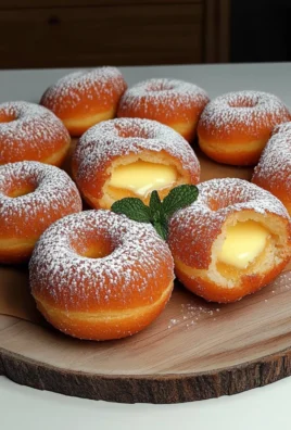 Bomboloni Italiens Authentiques – Beignets Moelleux Fourrés à la Crème