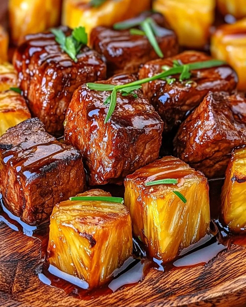 Bouchées de Bœuf à l’Ananas Caramélisé image 2