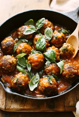 Boulettes de Viande Hachée en Sauce Tomate