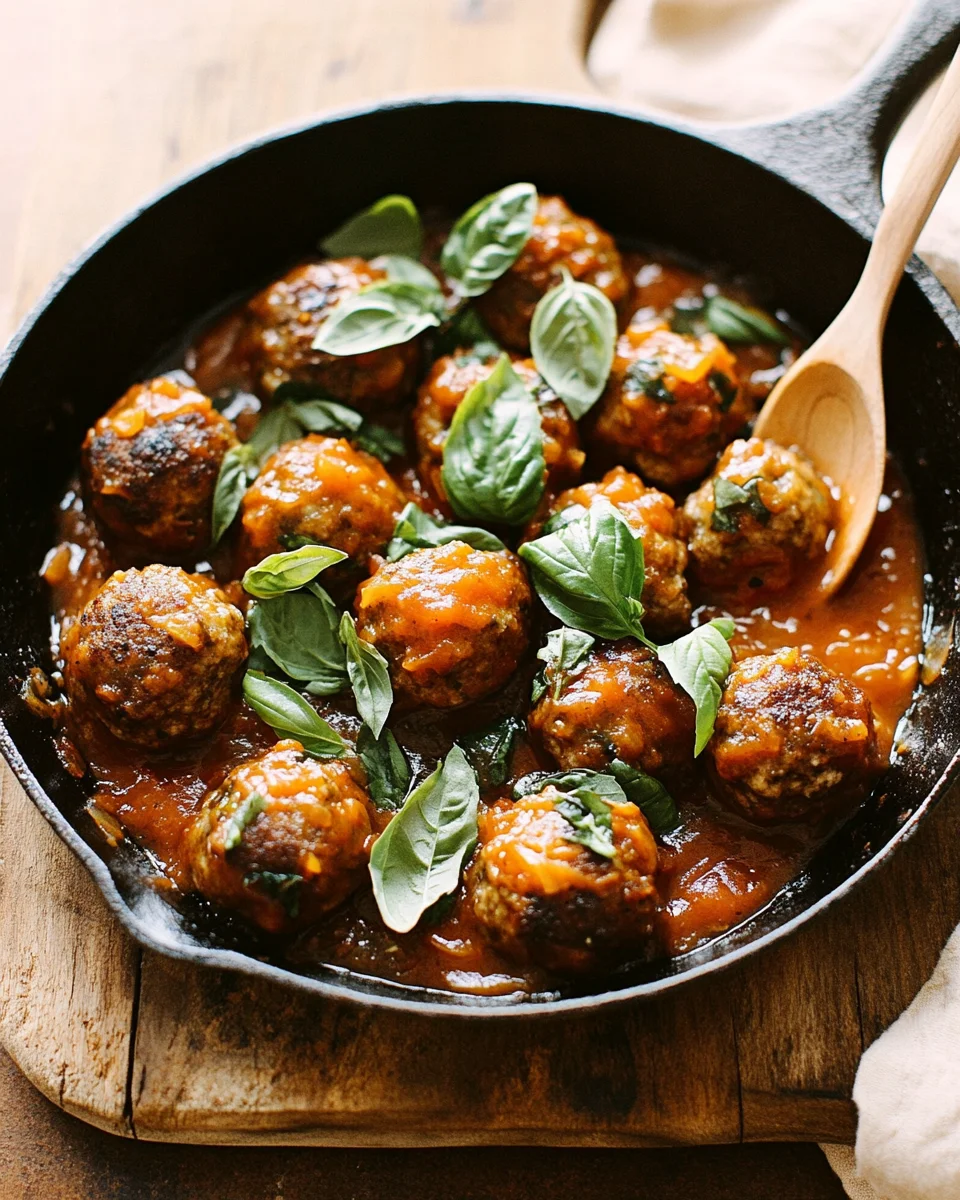 Boulettes de Viande Hachée en Sauce Tomate