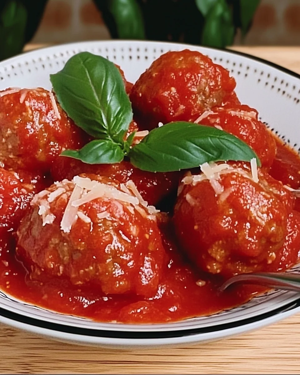 Boulettes de viande italiennes classiques, tendres et juteuses à la sauce tomate image 2