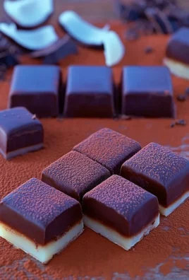 Carrés au Chocolat et à la Noix de Coco