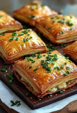 Carrés Feuilletés au Fromage et aux Herbes