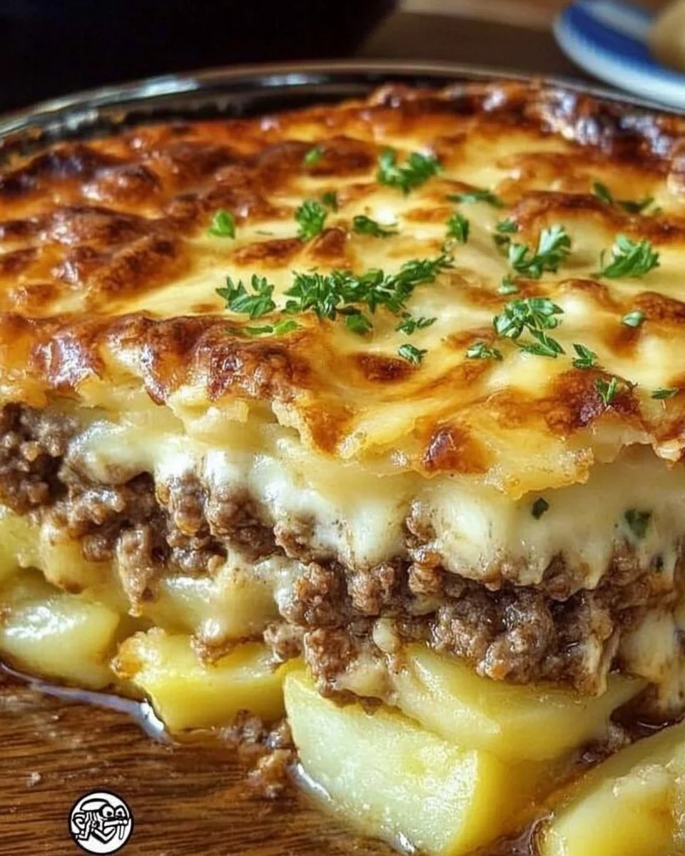 Casserole de Hamburgers aux Pommes de Terre et au Fromage image 2