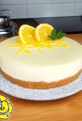 Cheesecake au Citron Sans Cuisson : Un Dessert Frais, Crémeux et Acidulé