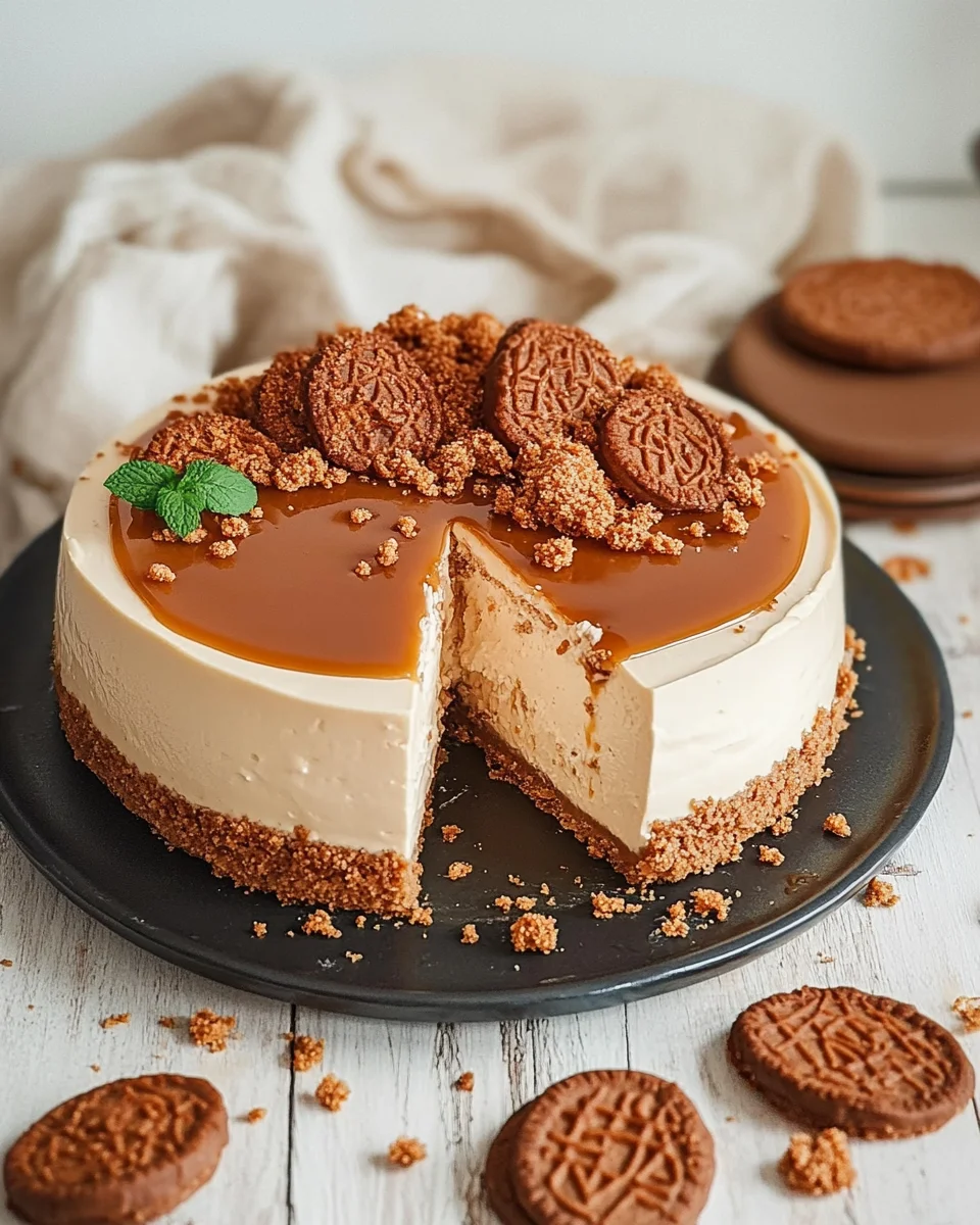 Cheesecake au Spéculoos