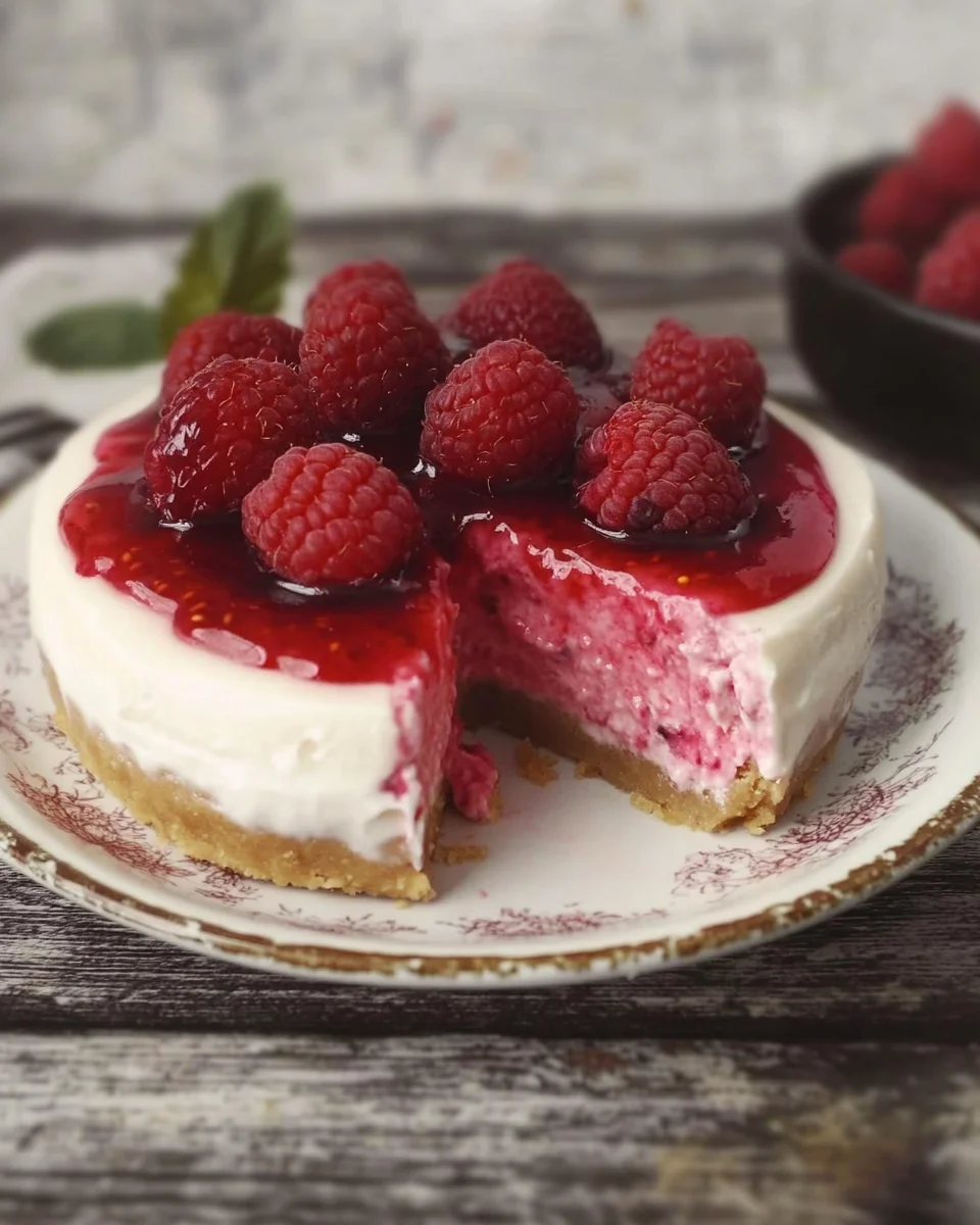 Cheesecake aux Framboises Sans Cuisson image 2