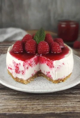 Cheesecake aux Framboises Sans Cuisson