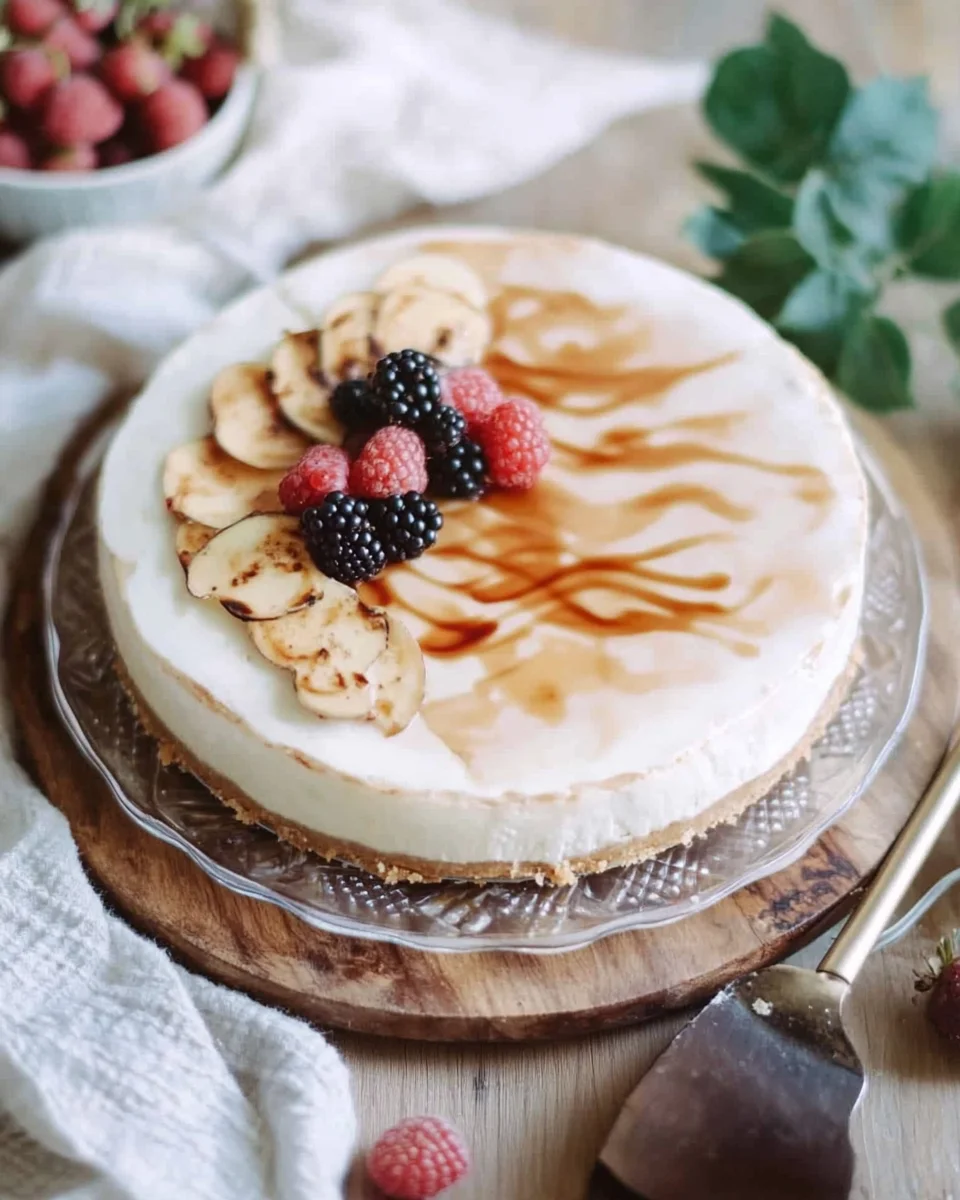 Cheesecake Fit Riche en Protéines, Sans Cuisson
