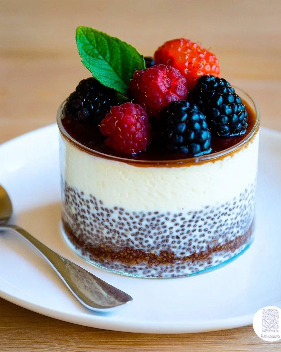 Cheesecake Léger aux Graines de Chia : le Petit-Déjeuner Sans Cuisson que Vous Allez Adorer image 2