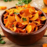 Chips de carottes croustillantes au four à 4 ingrédients : une collation saine et savoureuse