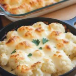 Chou-fleur au fromage au four