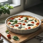Clafoutis Salé Tomates & Mozzarella