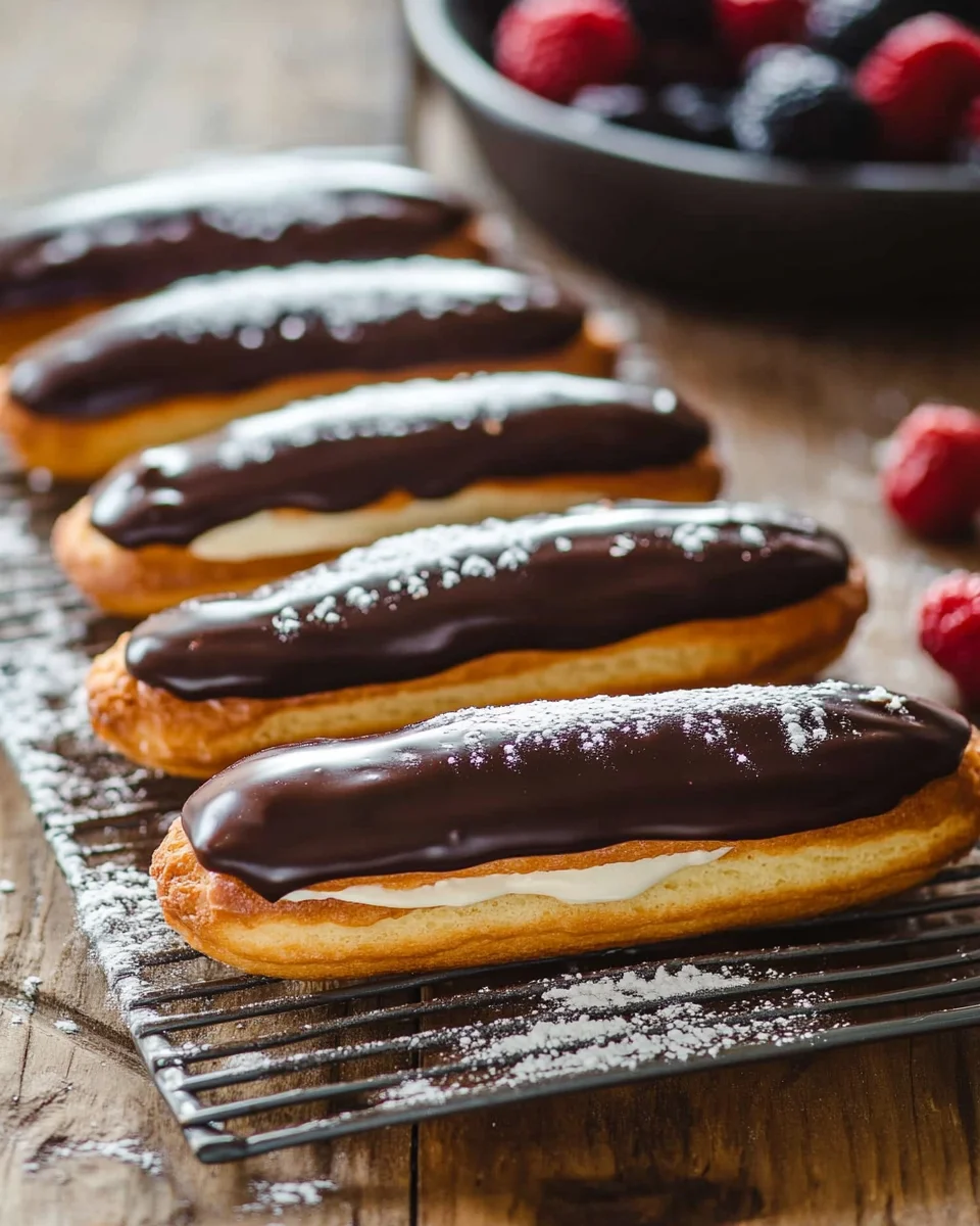 Éclairs Classiques : La Recette Traditionnelle Française