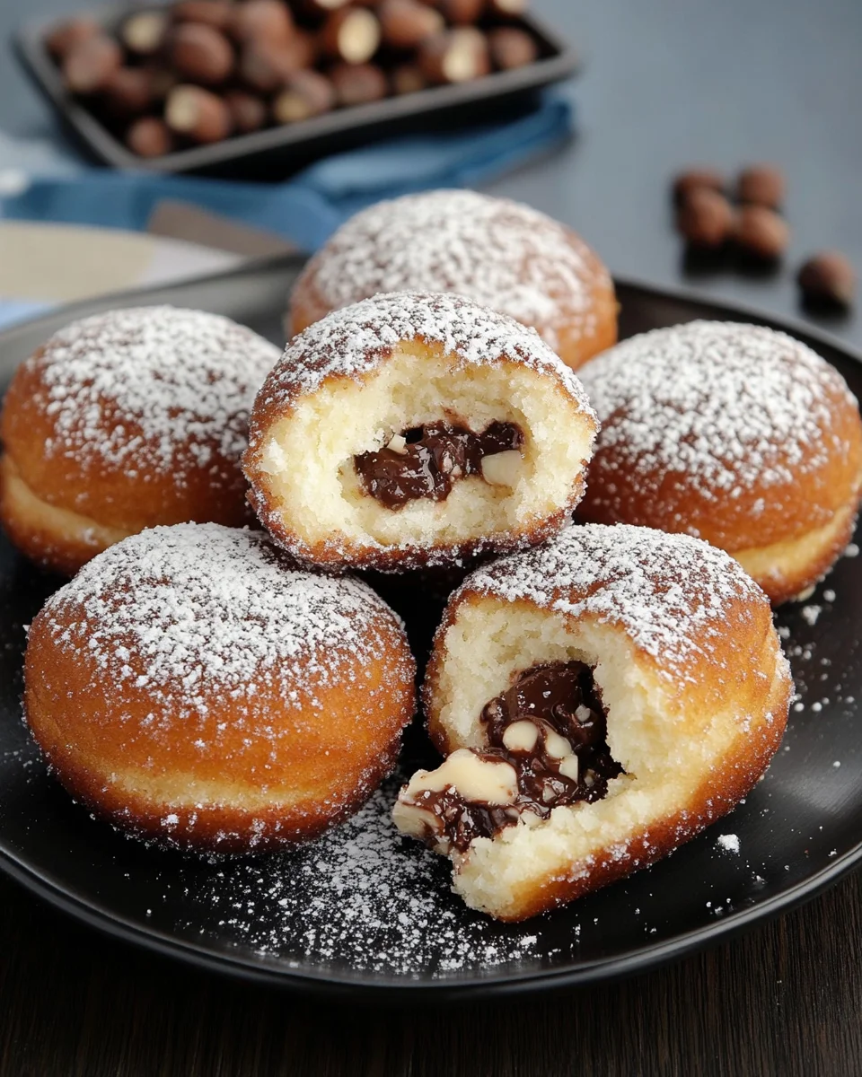 Comment préparer des beignets fourrés à la crème de noisette image 2