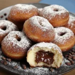 Comment préparer des beignets fourrés à la crème de noisette