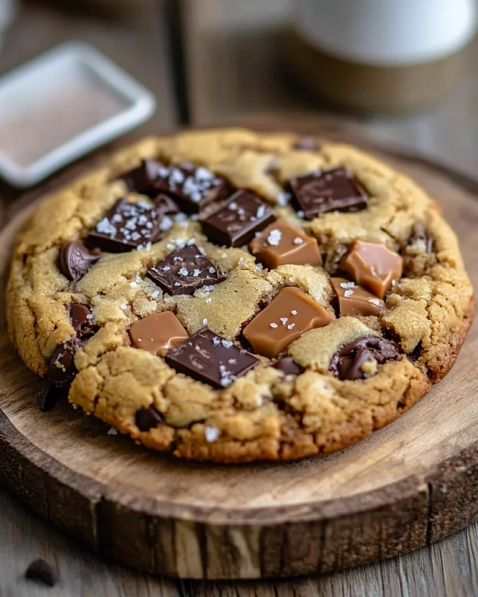 Cookie géant double saveur