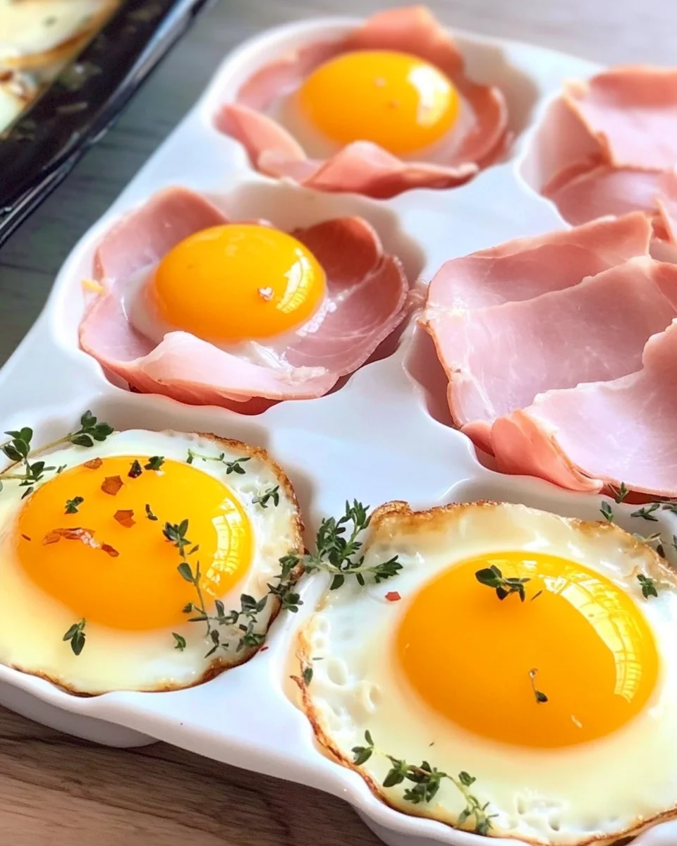 Coupelles de Jambon et Œufs – Un Petit-Déjeuner Facile et Délicieux image 2