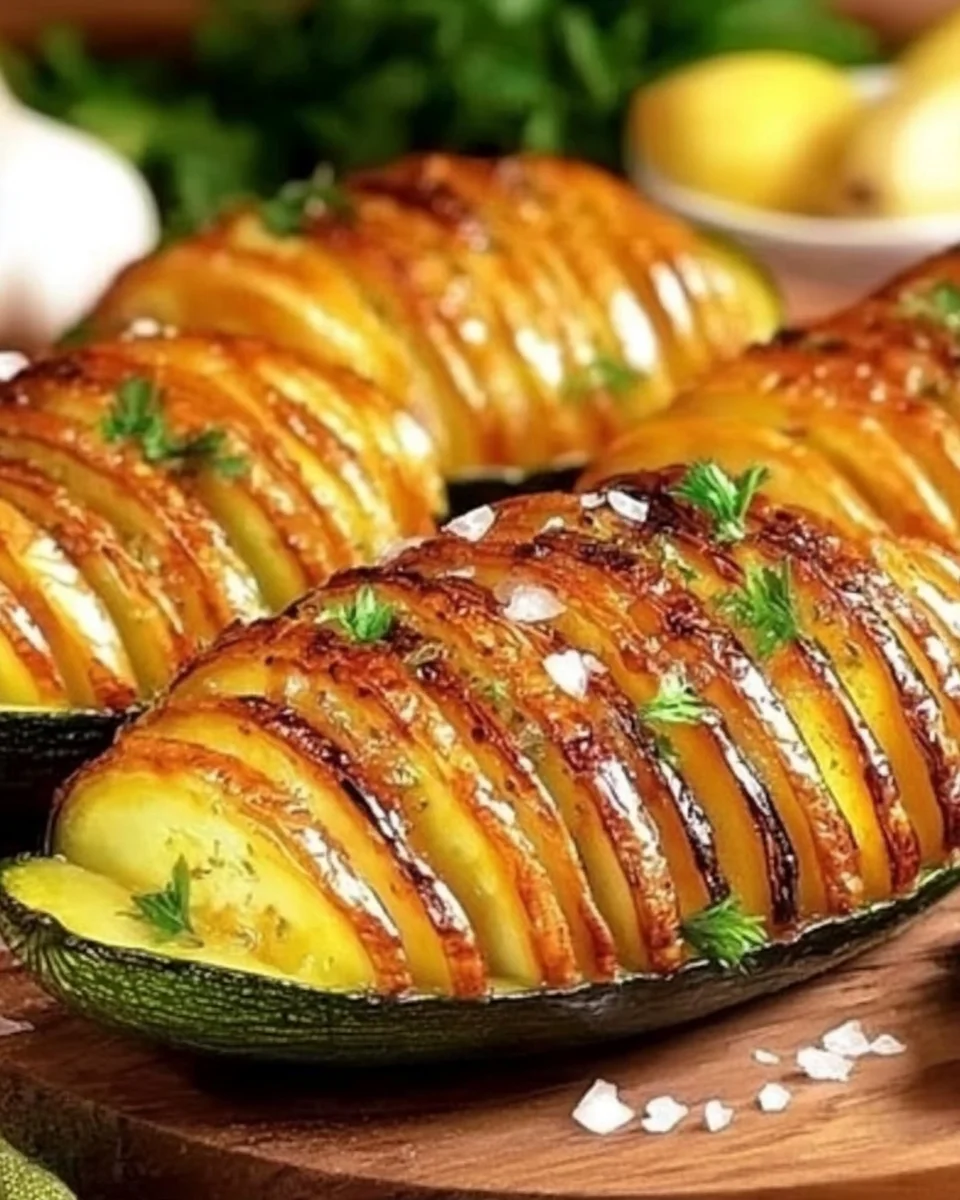 Courgettes Hasselback à l’Air Fryer : Fondantes, Croustillantes et Ultra Gourmandes image 2