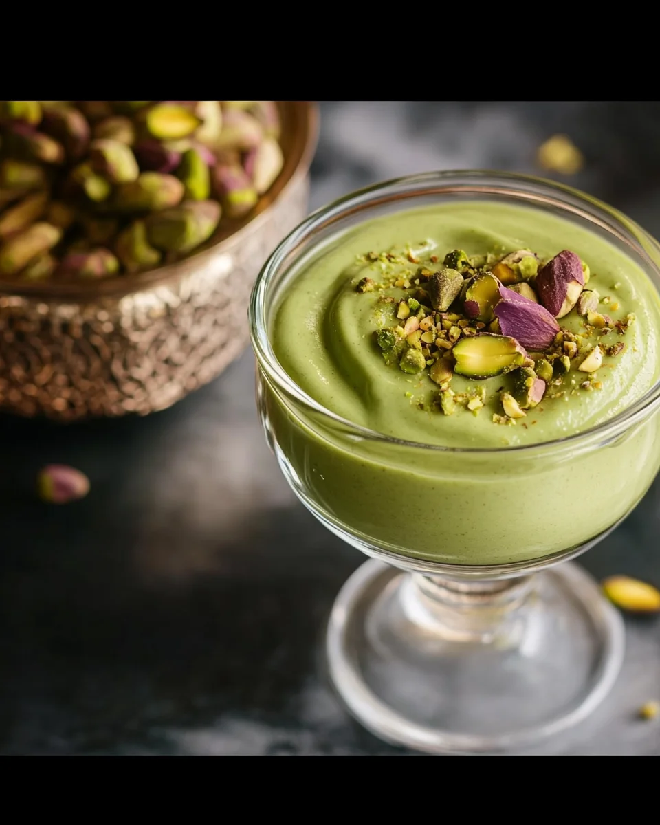 Crème de pistache maison