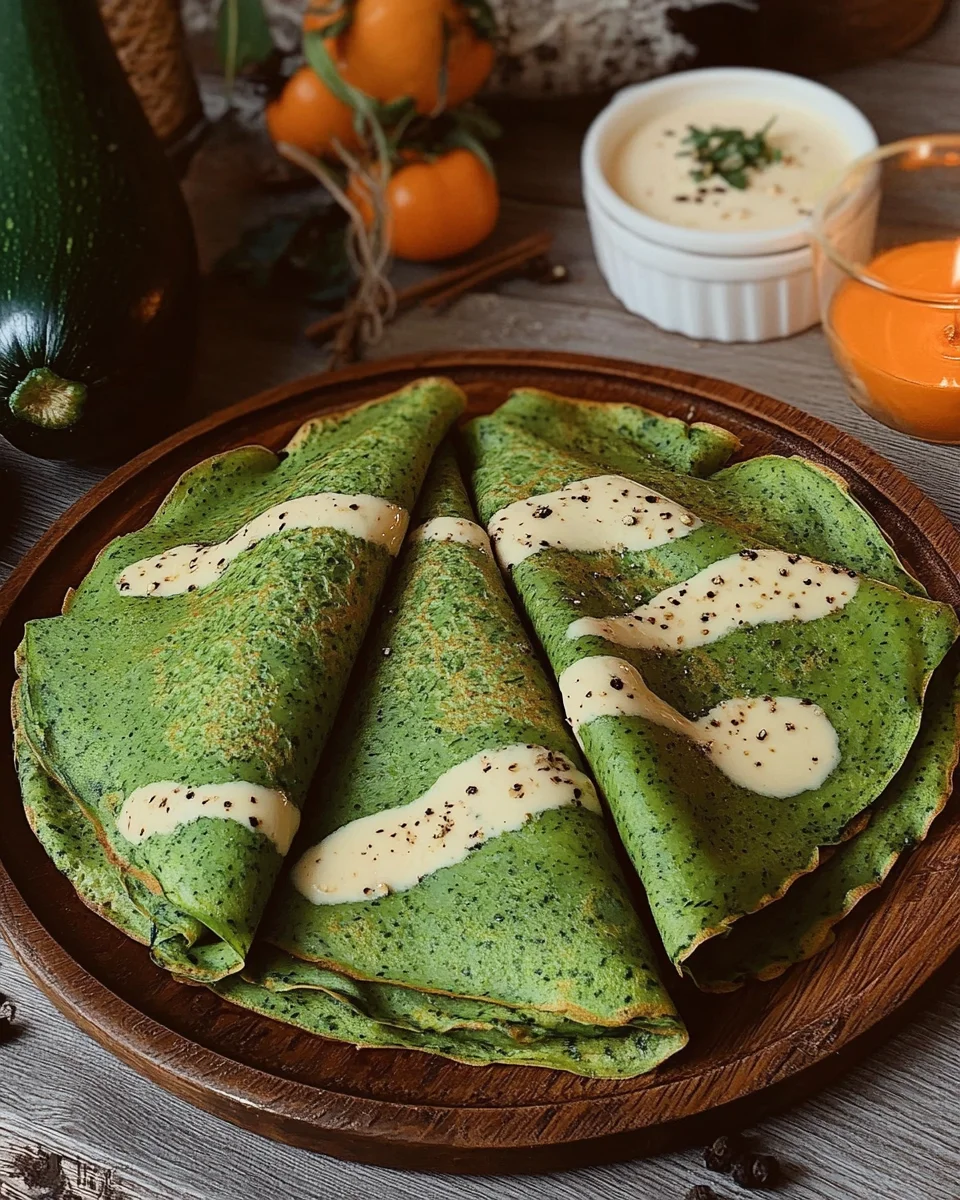 crêpes de courgette