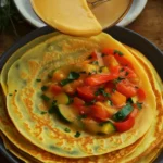 Crêpes de légumes légères
