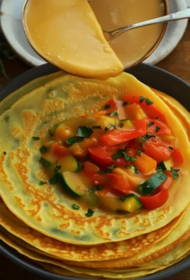 Crêpes de légumes légères