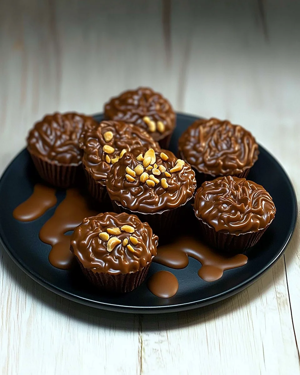 Crispy Cups au chocolat et au beurre de cacahuète