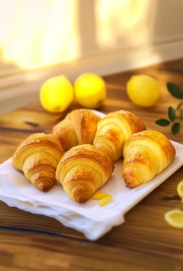 Croissants au citron express : prêts en 20 minutes avec une pâte feuilletée