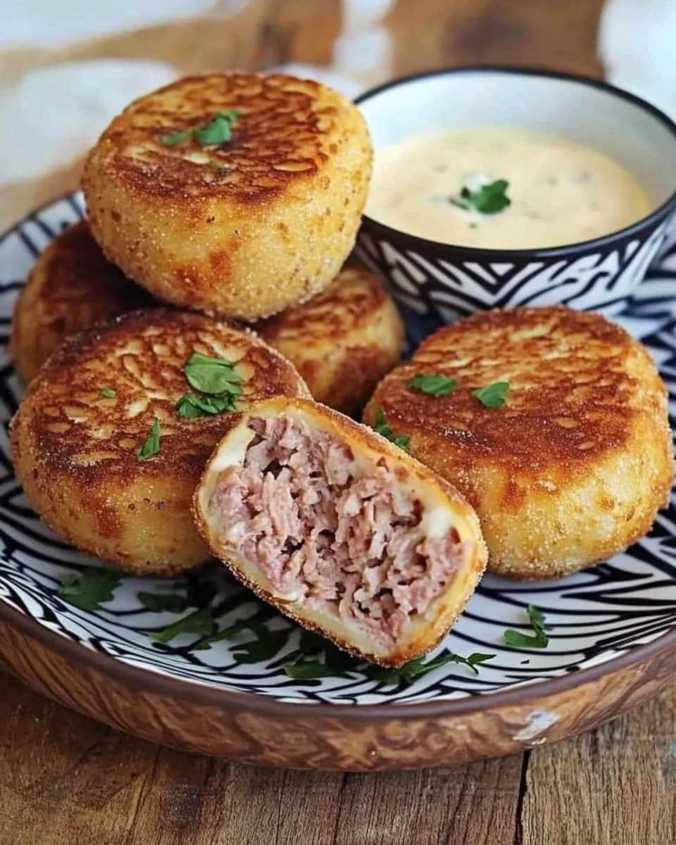 Croquettes de pommes de terre farcies à la viande hachée image 2