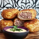 Croquettes de pommes de terre farcies à la viande hachée