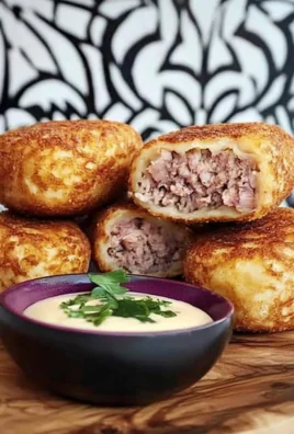Croquettes de pommes de terre farcies à la viande hachée