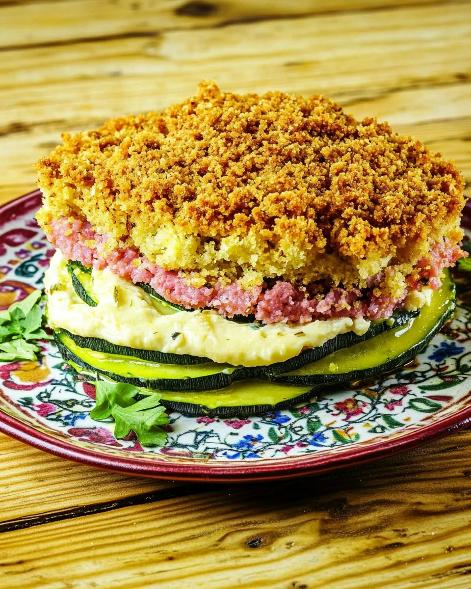 Crumble Salé au Speck, Courgettes et Stracchino image 2