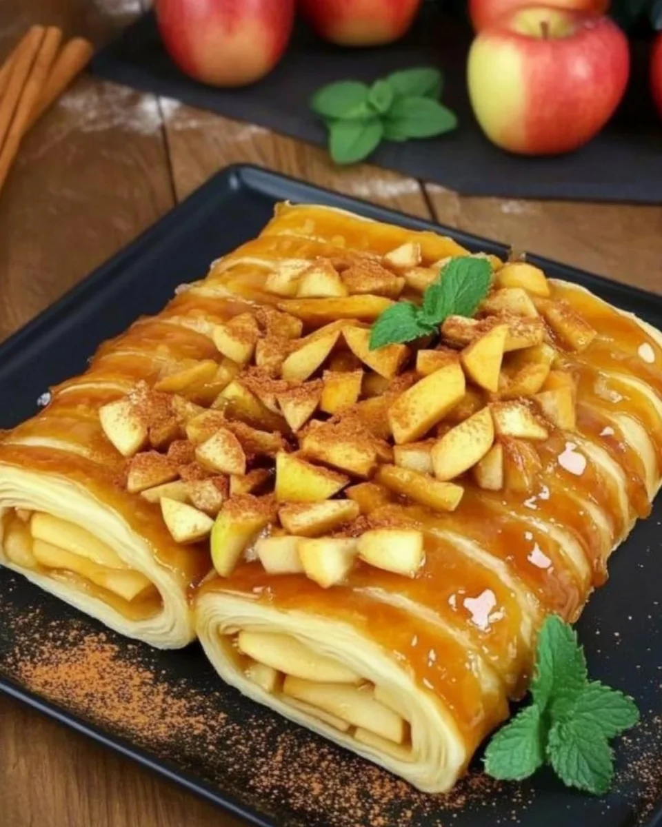 Délice Feuilleté aux Pommes Festif