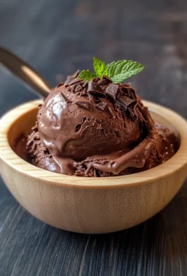 Délicieuse glace au gâteau au chocolat