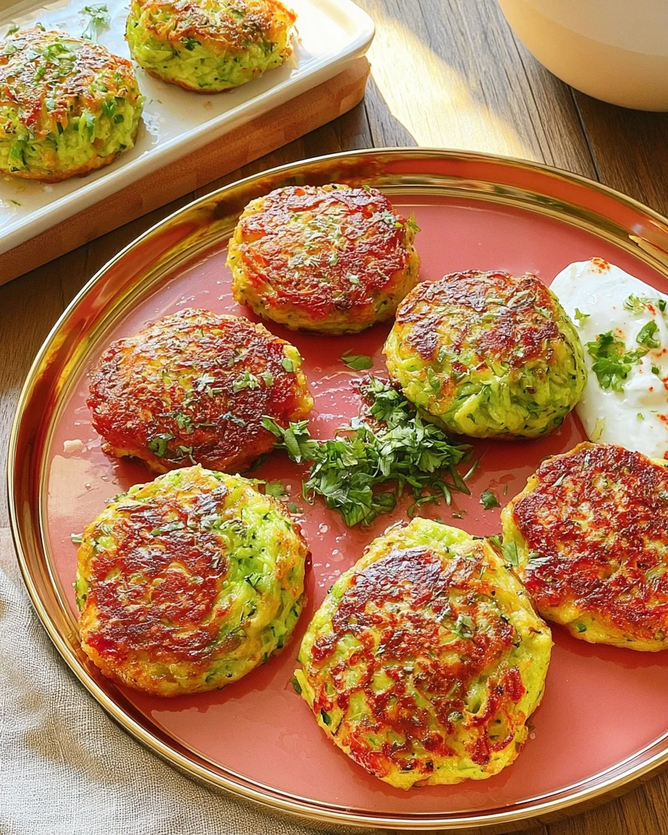 Délicieuses Galettes de Courgettes Maison