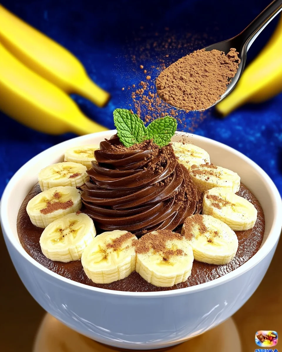 Dessert à la Banane et au Cacao