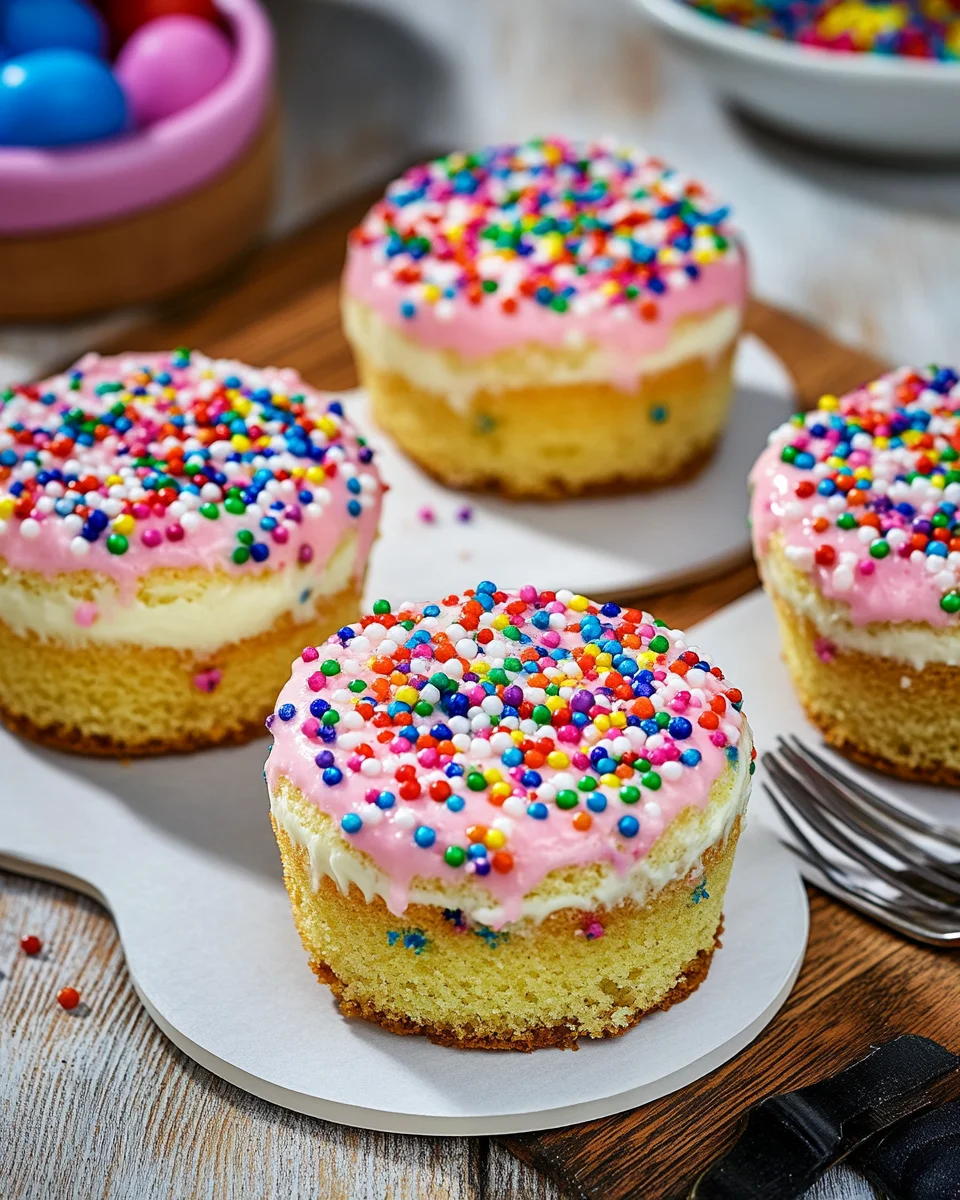 Dot Cakes : recette de gâteaux aux sprinkles