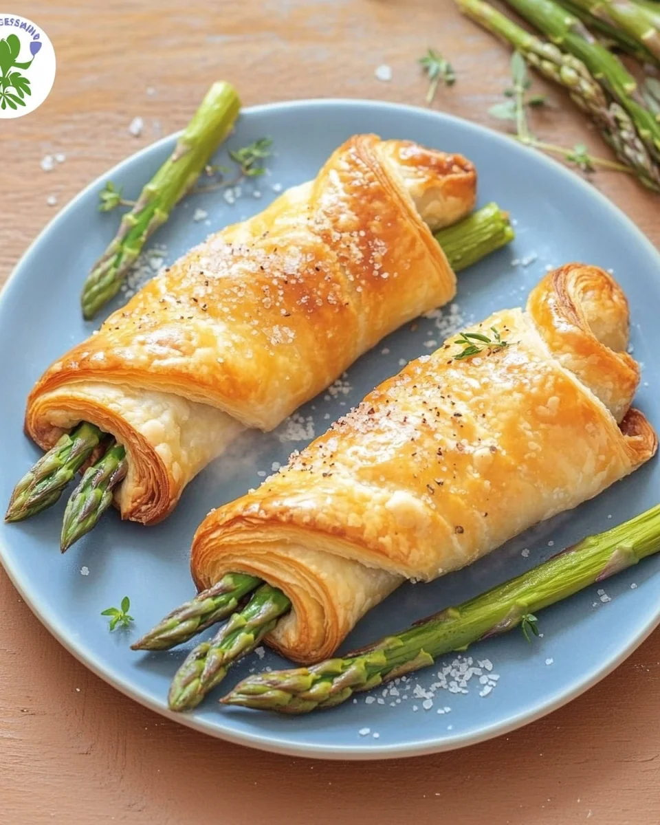 Feuilletés aux asperges