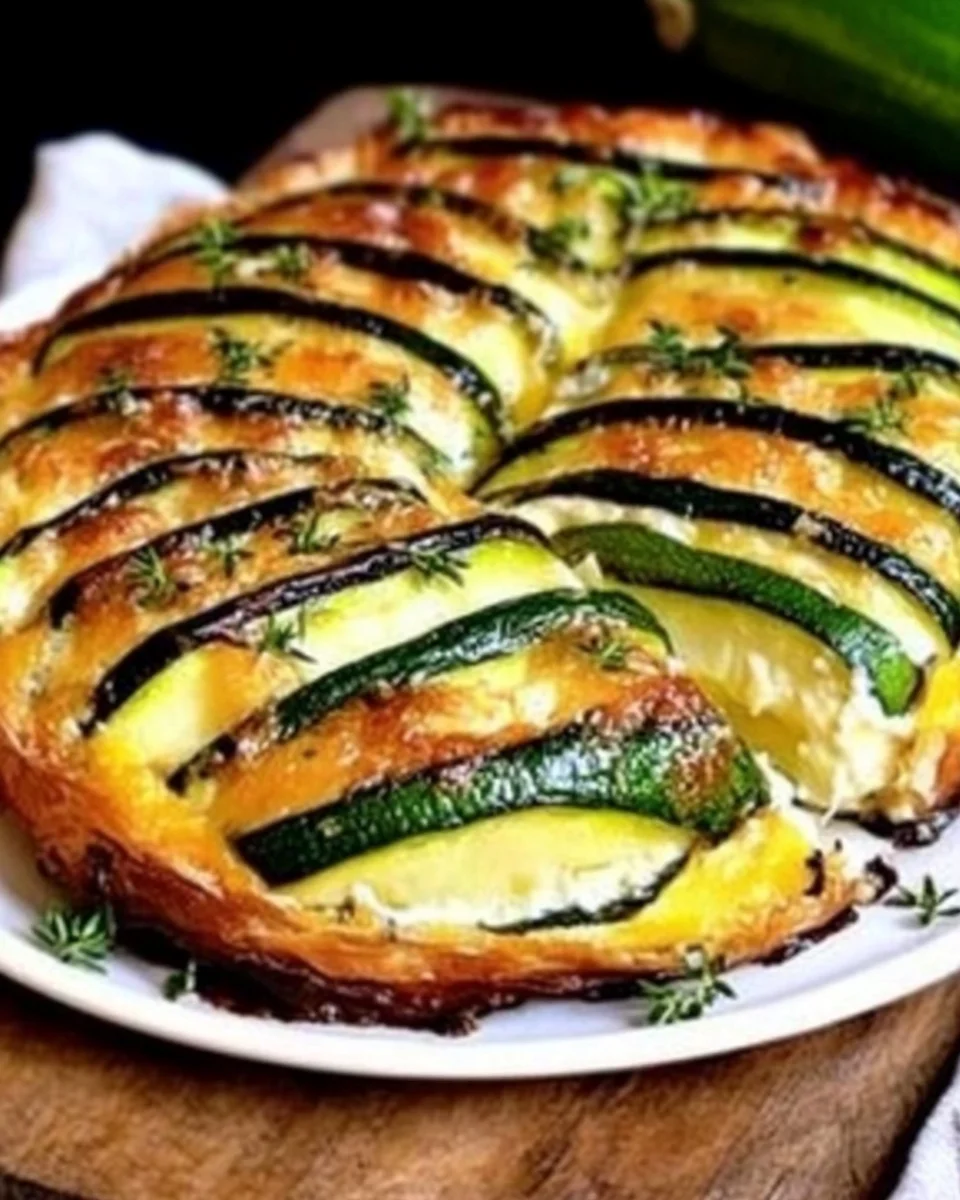 Flan de courgettes au camembert : la recette fondante image 2