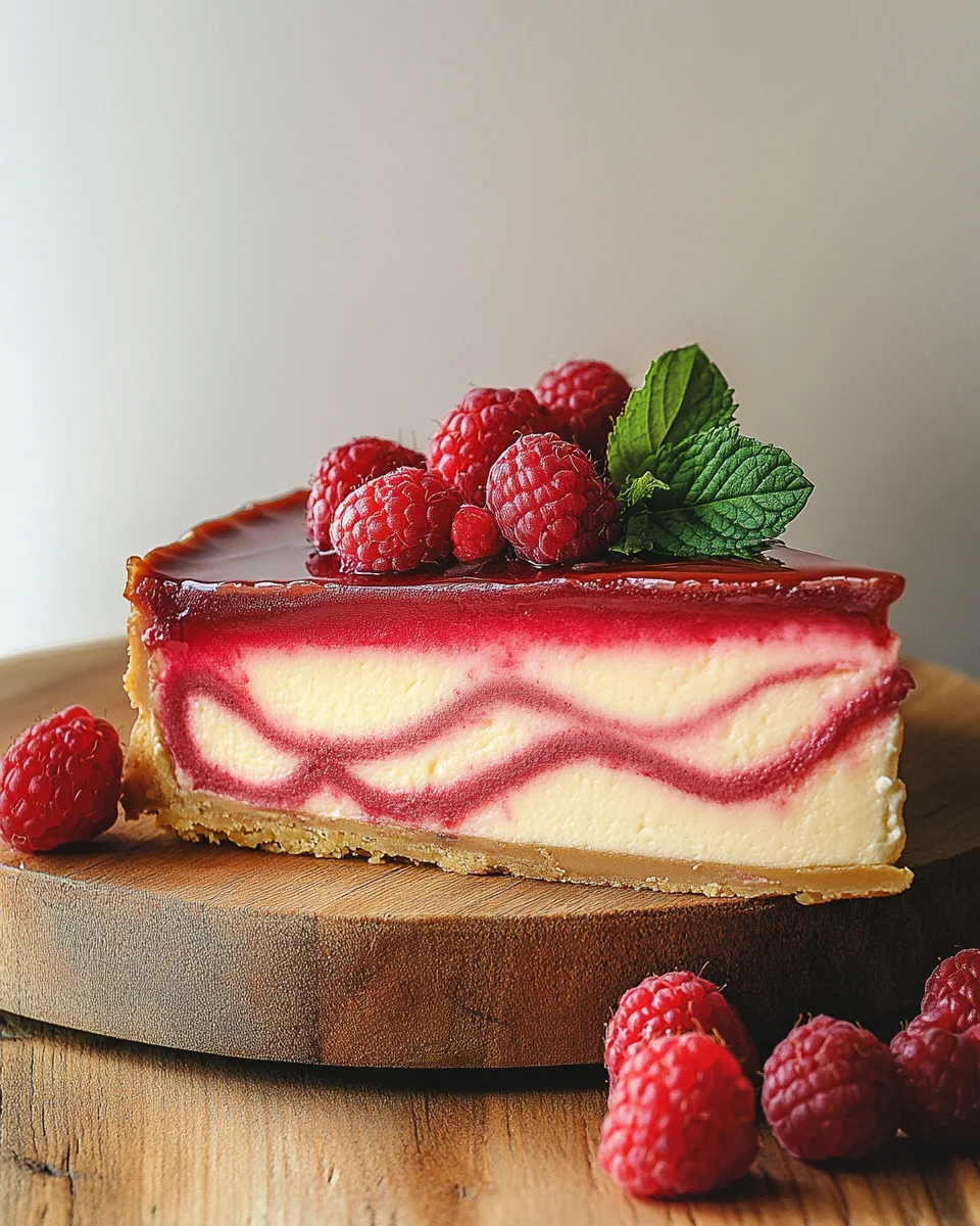 Flan Pâtissier marbré vanille-framboise