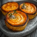 Flans au corail de coquilles Saint-Jacques